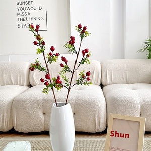 Bán Buôn Phong Phú Vườn Trang Trí Nhân Tạo Hoa Mô Phỏng Lựu & Táo Gai Trái Cây Chi Nhánh Mềm Berry Đồ Trang Trí Sàn - Product Image 4
