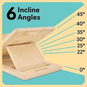 Tabla de estiramiento de madera maciza transfronteriza, tabla de estiramiento de pantorrillas de madera, tabla de fitness, pedal ajustable para el tendón de Aquiles, yoga - Product Image 4