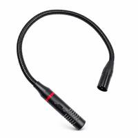 Microphone de conférence filaire à condensateur cardioïde avec suppression du bruit, XLR, col de cygne souple, pour podium et discours, 20Hz-20kHz, diffusion