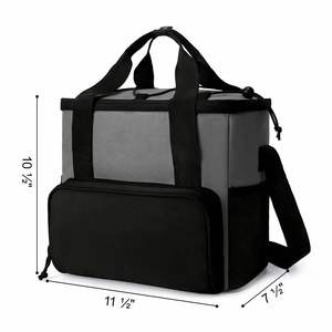 Custom Logo OEM Outdoor Thick Foam PEVA Lining Waterproof for Picnic Travel Trip Insulated Cooler Bag - Product Image 4