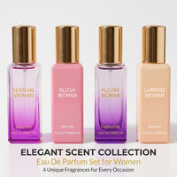 Set de Perfumes Miniatura Personalizados para Viaje, Oficina y Ocio, Eau de Parfum para Mujer, Set de Regalo