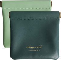 Pochette carrée imperméable en PU pour rouge à lèvres, petite trousse de maquillage, mini sac de rangement multifonctionnel de voyage pour pièces de monnaie, écouteurs, rouge à lèvres