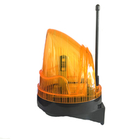 Lampe d'alarme de portail automatique au design moderne, lampe flash LED durable avec installation par vis en laiton, aluminium et plastique