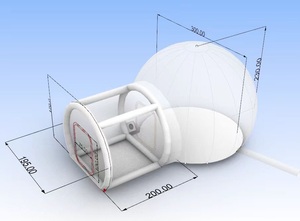 Ngoài trời Inflatable bong bóng không khí lều với đường hầm Đảng rõ ràng đến Lều Inflatable bong bóng lều - Product Image 6