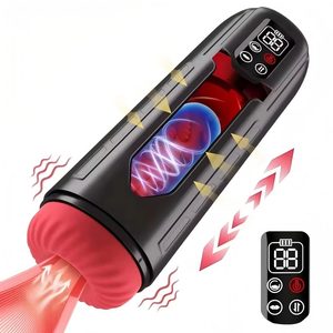 Máquina Sexual Masculina con Calor, Succión, Vibración y Empuje Eléctrico, <span class=keywords><strong>Masturbador</strong></span> Masculino, Juguete Sexual para Hombres - Product Image 1