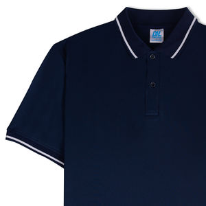 Polo classique à manches courtes en tissu écologique personnalisé, adapté à l'image de marque de l'entreprise - Product Image 5