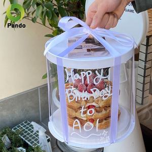 <span class=keywords><strong>ก</strong></span>ล่องใส่<span class=keywords><strong>เค้ก</strong></span>วง<span class=keywords><strong>ก</strong></span>ลมใสสำหรับเค้กวันเ<span class=keywords><strong>ก</strong></span>ิดพิมพ์ลาย<span class=keywords><strong>ชีส</strong></span>สำหรับสีพาสเทล - Product Image 5