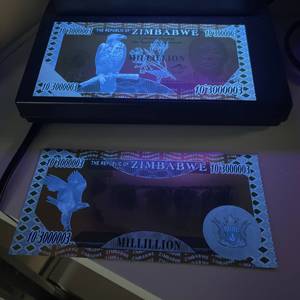 1000pcs Zimbabwe 0k Dollar Box 30000003 Zero Banknote 24k Gold 999999 Money for Education Collection - Product Image 4