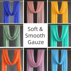 plafond extérieure en tulle brillant en tissu transparent épaissi de haute qualité pour décor de toile de fond d'événement - Product Image 2