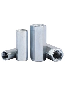 Chất lượng cao kẽm mạ <span class=keywords><strong>DIN</strong></span> 6334 khớp nối Nut <span class=keywords><strong>Threaded</strong></span> nối cho kết cấu thép lắp ráp Carbon thép khớp nối các loại hạt - Product Image 3
