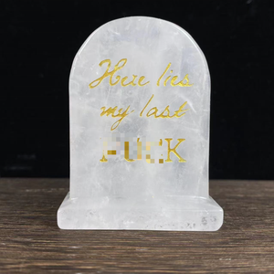 Vente en gros <span class=keywords><strong>de</strong></span> sculptures <span class=keywords><strong>de</strong></span> pierres tombales en cristal poli, artisanat <span class=keywords><strong>de</strong></span> pierres tombales en cristal pour Halloween, pour décoration <span class=keywords><strong>de</strong></span> farces - Product Image 5