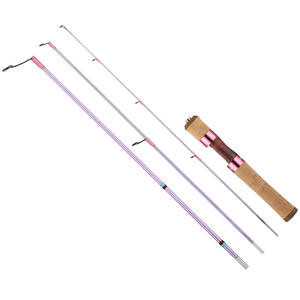 Caña de Pescar Haodun Full Fuji O-Ring de 4 Secciones, Micro Señuelo, XUL Ultra Suave, Fibra de Vidrio, Boca de Caballo, 1.43m 78g 35cm Plegable - Product Image 5