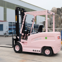 Chariot élévateur contrepoids électrique de 1,5 tonne avec batterie au lithium 48V 60V, moteur AC, pneus pleins pour extérieur et entrepôt frigorifique