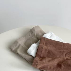 Nouvelles filles caleçons coton printemps <span class=keywords><strong>et</strong></span> automne nouveau-né princesse couleur unie chaussettes haute qualité bébé collants - Product Image 3