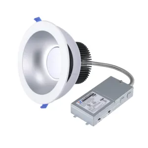 New Arrival ETL ES LED Commercial Downlight Alternative Face Ring 3CCT Adjustable 33W 38W 55W high Lumens 100-347V 0-10V DIM