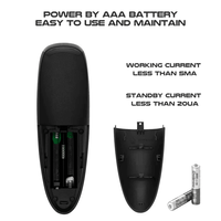 Air Mouse G10S G10BTS G10Spro G10pro BTS 2,4G Teclado inalámbrico Gyro Control remoto por voz para Android TV Box Código de aprendizaje