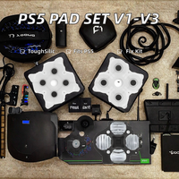 Kit complet de patins en caoutchouc silicone conducteurs de remplacement pour manette PS5 DualShock 5 versions V1.0 V2.0 V3.0
