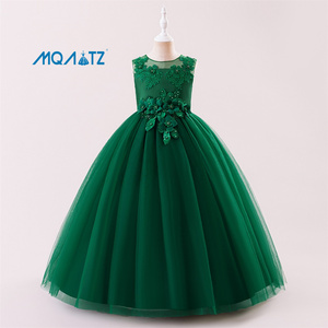 Nouvelle <span class=keywords><strong>Robe</strong></span> de Fête d'Anniversaire Sans Manches pour Fille, Élégante <span class=keywords><strong>Robe</strong></span> de Princesse Brodée pour Bébés Filles de 8 Ans MQATZ LP-386 - Product Image 5