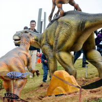 Dinosaure Robotique de Simulation, Modèle Virtuel Réaliste, Grande Statue pour Utilisation en Intérieur, Aéroport, Maternelle, Usine - Vente Chaude