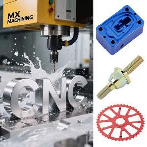 Op maat gemaakte precisie CNC-bewerkte onderdelen van aluminium, roestvrij staal, messing en metaal; 5-assige freesbewerking, draaibewerking, draadvonkbewerking voor machinale bewerking - Product Image 6