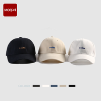 Personalizado al por mayor de algodón unisex de alta calidad bordado Logo 6 paneles papá sombrero de ala curva gorras de béisbol ajustables para los hombres