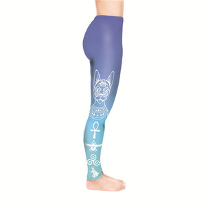Neu angekommen Hot Sale CATS BLUE OMBRE Print Buttery Soft Stretchy Damen knöchel lange <span class=keywords><strong>Leggings</strong></span> - Product Image 3