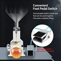 Remplisseuse pneumatique chauffante A02 pour pâtes alimentaires, miel, beurre de cacahuète, avec fonction de chauffage et de mélange, pour remplissage volumétrique