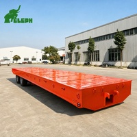 Remorque à plateformes roulantes spécialisée Mafi pour la manutention de conteneurs de 20 pieds et 40 pieds et le remorquage de marchandises en vrac