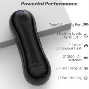 Deux chauffe-mains magnétiques rechargeables avec puce intelligente de 2000 mAh, offrant une longue durée de chauffe sécurisée de 23 heures - Product Image 4
