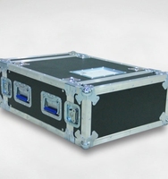 Équipement de sonorisation audio en rack 5U monocouche personnalisé ST Amplificateur de boîte de vol personnalisé Armoire de boîte de route