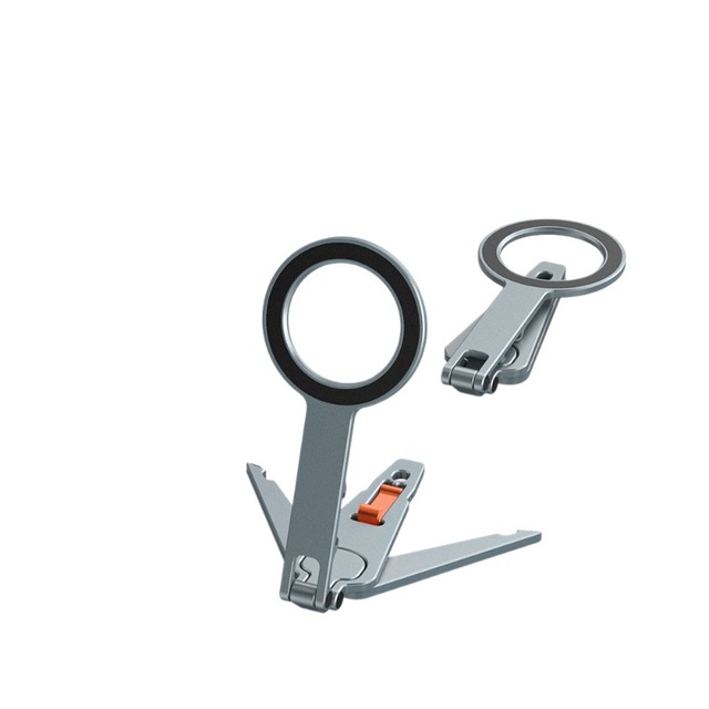 Aluminum Alloy Tripod MagSafe Magnetic Phone Mount Image Stabilization Foldable Desktop Stand Selfie Stick
