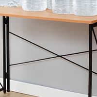 Modern bureau voor thuisgebruik, studentenbureau, eenvoudig opklapbaar bureau, ruimtebesparend bureau