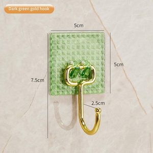 Light Luxury Silver Gray Eco-Friendly PET Adhesive <b>Hook</b> Flexible Design Multi-Functional Wall Mounted Hanger Trend Bathroom - Product Image 4