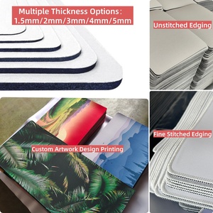 แผ่นรองเมาส์สีขาวขนาดใหญ่พิเศษ XL สำหรับงานซับลิเมชั่น รับผลิตตามแบบ OEM ODM ขนาดตามสั่ง - Product Image 4