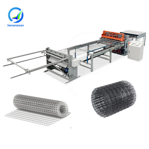 Machine à souder automatique OCEAN de type V pour panneaux de clôture en treillis métallique de 3-8 mm, pour la fabrication de cages à animaux à partir de tôles - Product Image 1