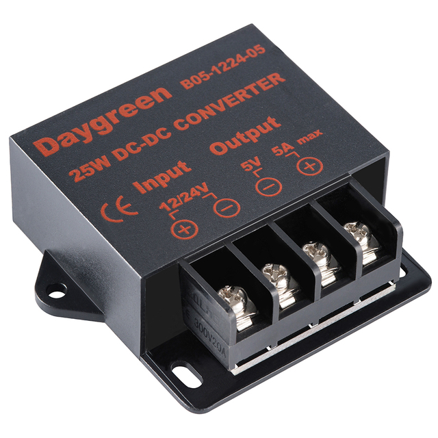 12V 24V to 5V 5A 25W DC DC Buck Variable Converter Manufacturers