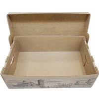 Emballage de viande de poulet surgelée Yuexin, boîte en plastique Coroplast empilable, imperméable, réutilisable, recyclable, en PP ondulé