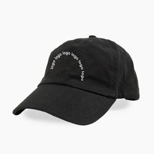 Gorra de Béisbol Personalizada al por Mayor de 6 Paneles con Logotipo, Estilo Deportivo Casual para Exteriores con Bordado de Letras, Base Negra, Tejido Común - Product Image 2