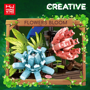 Hw trans. Parrot Tắc Kè Hoa fiddler cua xây dựng gạch tự làm lắp ráp giáo dục đồ chơi thiết lập hơi nước cơ khí động vật khối xây dựng - Product Image 5