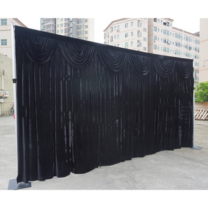 Stand portátil de aluminio para exhibiciones con estructura de tubos y telón de fondo. - Product Image 6