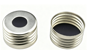 Flacons Headspace ALWSCI 10ml 20ml avec bouchons à vis argentés 18mm et septa en Viton PTFE pour analyse GC MOSH <span class=keywords><strong>MOAH</strong></span> - Product Image 2