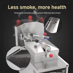 Полностью Автоматическая Коммерческая фритюрница для фритюрницы, жареная курица, куриные ножки, фритюрница для куриных крыльев с корзиной - Product Image 3