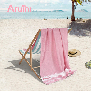 Asciugamano da Spiaggia in Cotone Turco Personalizzato OEM, Asciugatura Rapida, Morbido <span class=keywords><strong>e</strong></span> Senza Sabbia per Spiaggia <span class=keywords><strong>e</strong></span> Piscina - Product Image 2