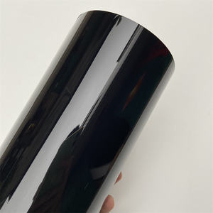 3 طبقات عالية اللمعان أسود الفينيل التفاف سيارة فقاعة الفيلم مجانا لتغليف السيارة * 18 متر - Product Image 2