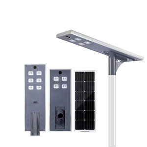 Farola Solar Integrada con Fuente de Luz LED, Celda Solar Mono Si, Garantía de 5 Años, Iluminación Exterior de Alta Potencia - Product Image 1
