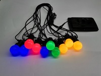 Guirlande lumineuse décorative extérieure IP65 10m pour mariage, noël, globe, ampoule à filament LED, guirlande lumineuse