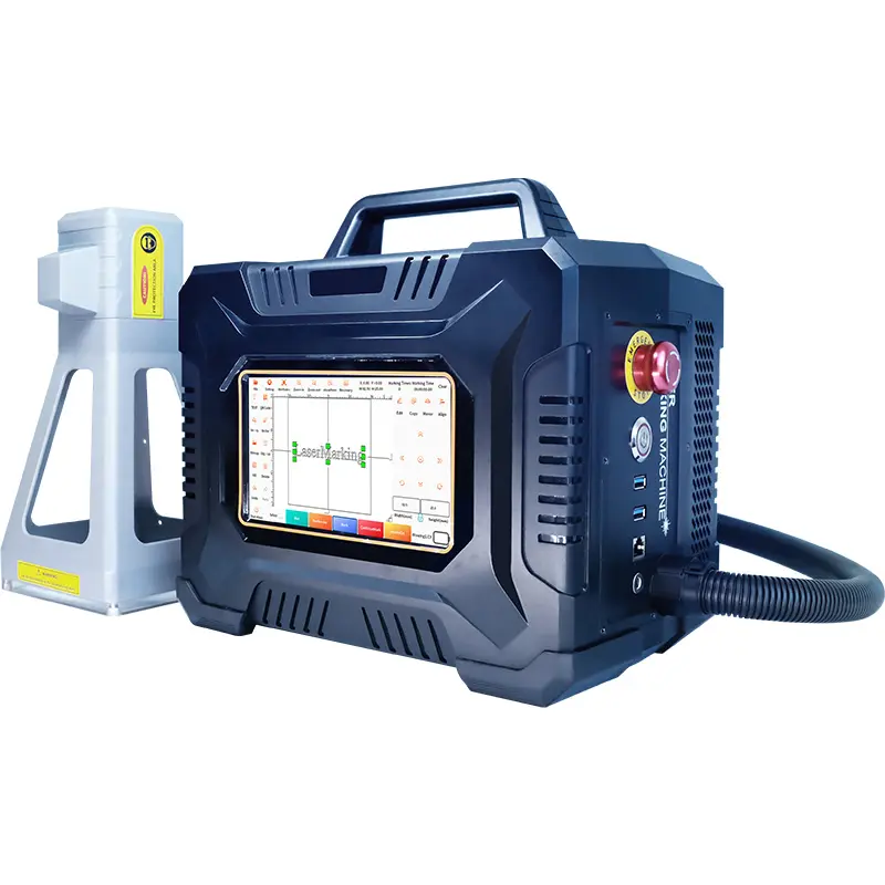 CNC LY Pânico Comprando 30w 20w 50w Máquina de gravação a laser portátil fácil de transportar para marcadores de bola de golfe custo do equipamento