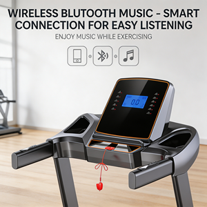 <span class=keywords><strong>Caminadora</strong></span> Eléctrica Plegable Inteligente para el Hogar, <span class=keywords><strong>con</strong></span> 3 Niveles de Inclinación, Pantalla LCD, Ajuste de Velocidad, Material ABS, Base Plana - Product Image 3