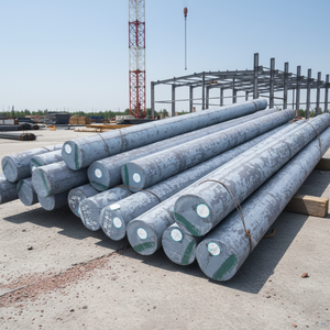 Barre ronde en <span class=keywords><strong>acier</strong></span> au carbone laminé à chaud Q355, diamètre personnalisé 15 mm, prix usine, conforme ASTM A36 - Product Image 1
