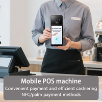 Terminal de Pago POS Portátil con Reconocimiento de Venas de la Palma de la Mano, con Conectividad WiFi, Bluetooth y USB para Gasolineras y Tiendas de Conveniencia